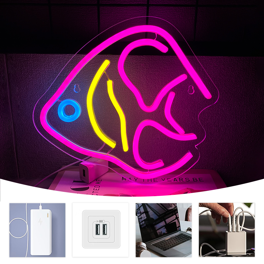 Tropical Fish Led Neon Sign, U – Home Decor Store Bewertung und Preis